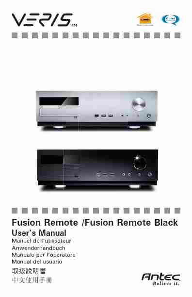Antec Home Theater System Fusion Remote Black-page_pdf